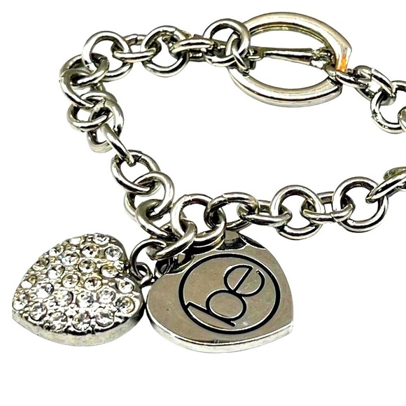 Vintage-Inspired Heart Charm Necklace & Bracelet Set - Picture 3 of 10